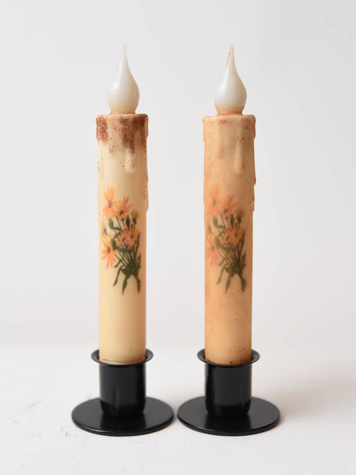 Schwarzäugige Susanne Strauß LED Timer Stabkerze für den Großhandel von LMS Wholesale