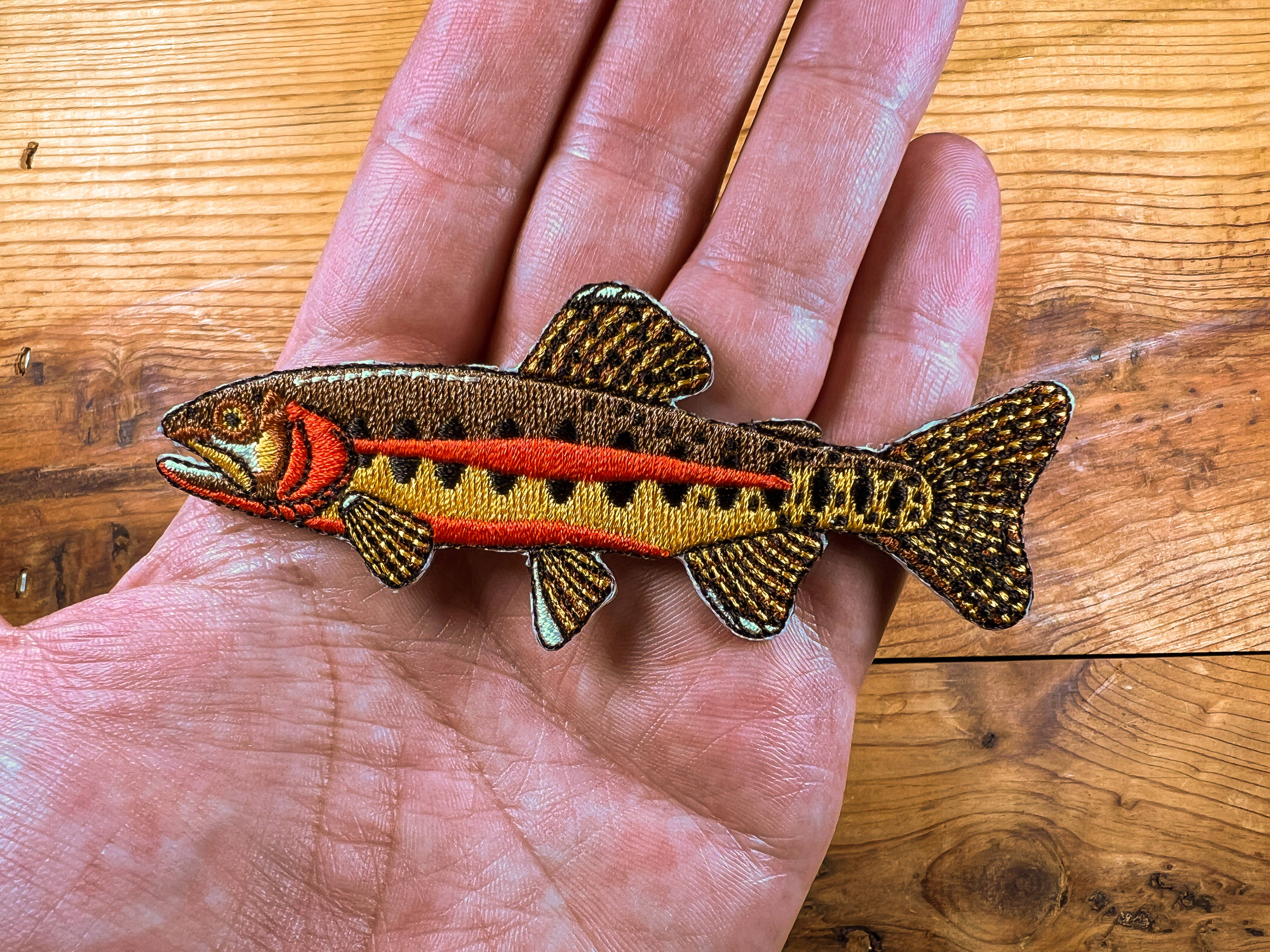 Antler & Fin - Wholesale Patch - Golden Trout Iron-On Patch | Quality Fish Patches1
