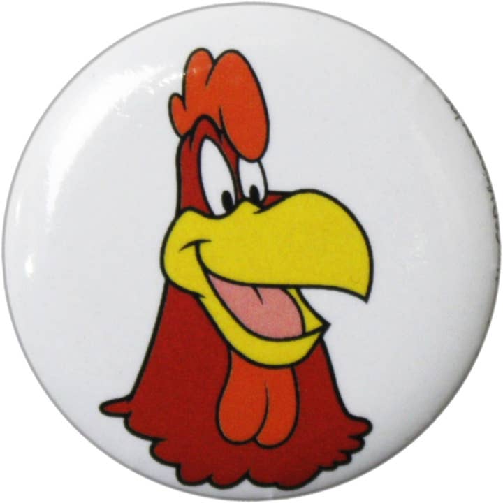 Square Deal Recordings & Supplies - Wholesale Lapel Pin/Button - Pin-on Button - 1.25 Inch - Looney Tunes - Foghorn Leghorn