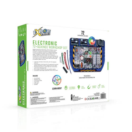 Explore Scientific - Wholesale Electronic Toy - Kids & Baby - Explore Science Electronic 72+ Science Workshop - STEM5