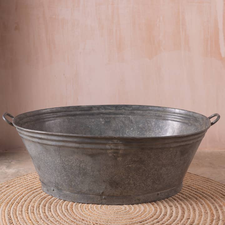 Ian Snow Ltd - Wholesale Storage Bin - Vintage Iron Tub - 034