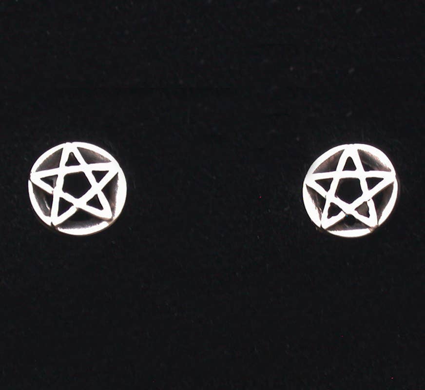 Zeppo Merchandisers Inc - Wholesale Knopjes/oorstekers - Pentacle Post-oorbel van sterling zilver