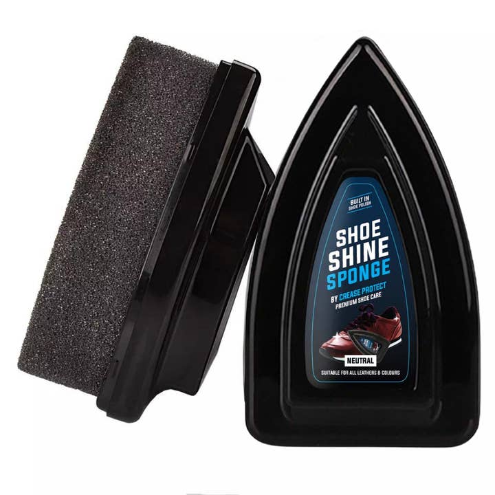 Shoe Shine Sponge - Natural Conditioner and Restorer for wholesale by Crease Protect