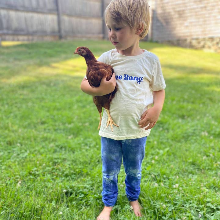 Bleu | Legging en bambou | Biologique pour la vente par Rainbow Waters