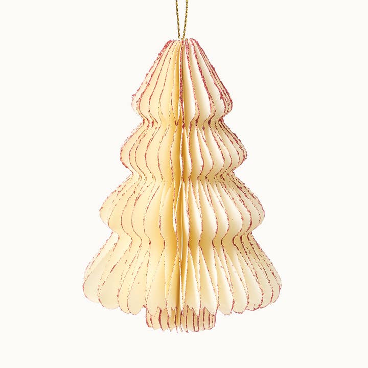 by Vivi. - Wholesale Ornament - Hanging Paper Christmas Tree Ornament Classic Christmas10cm 0