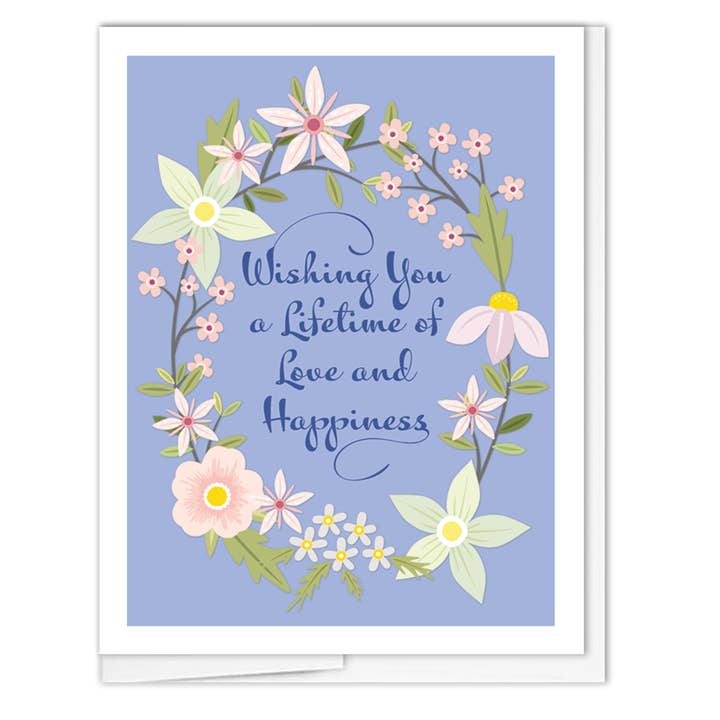A2 - Wedding Happiness for wholesale by JennyDidIt Note Cards