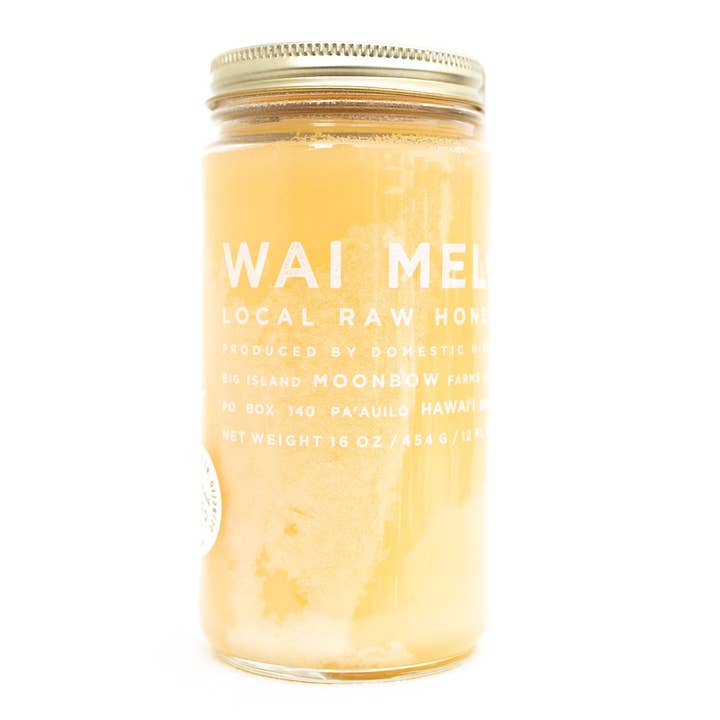 Wai Meli - Big Island Moonbow Farms L.L.C. - Wholesale Honey - Kiawe Blossom Honey 16oz