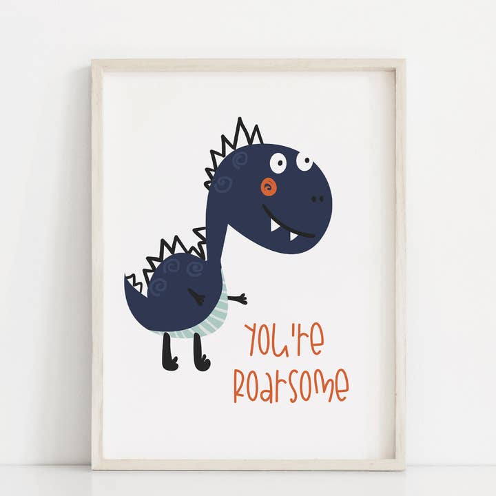 You're Roarsome A4 Print for wholesale by Paper Daisies by j'adorne