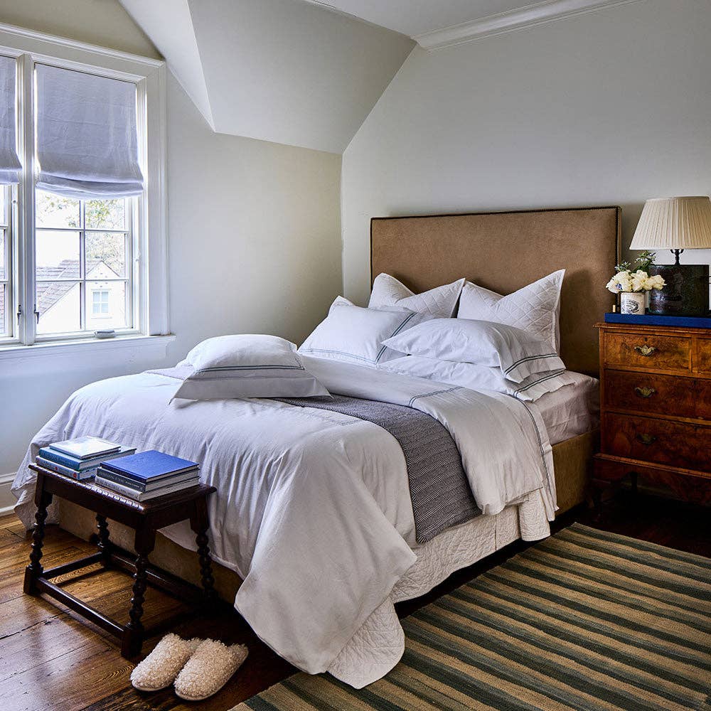 Red Land Cotton - Wholesale Sheet Set - Ella Embroidered Sheet Set8