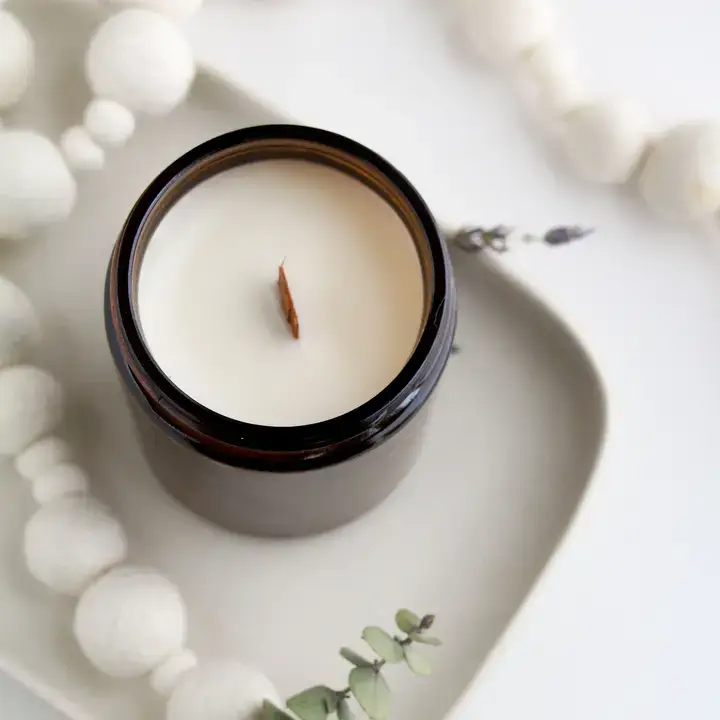 Wholesale Candles - Wholesale Jar/Filled Candle - 8 oz Wholesale Amber Candle | Fall Scents 2