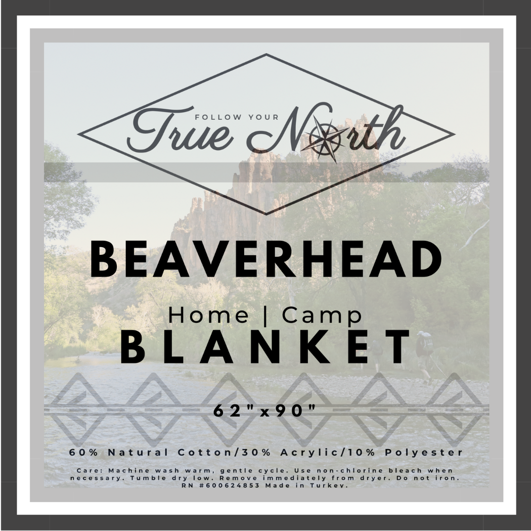 Follow Your True North - Wholesale Throw Blanket - Beaverhead Blanket1