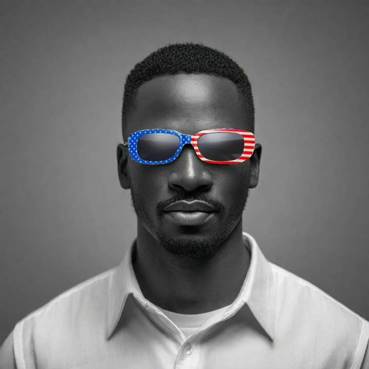 WoodWristCo - Wholesale Sunglasses - Unisex - 4th of July Accessories American Independence Day Sunglasses
