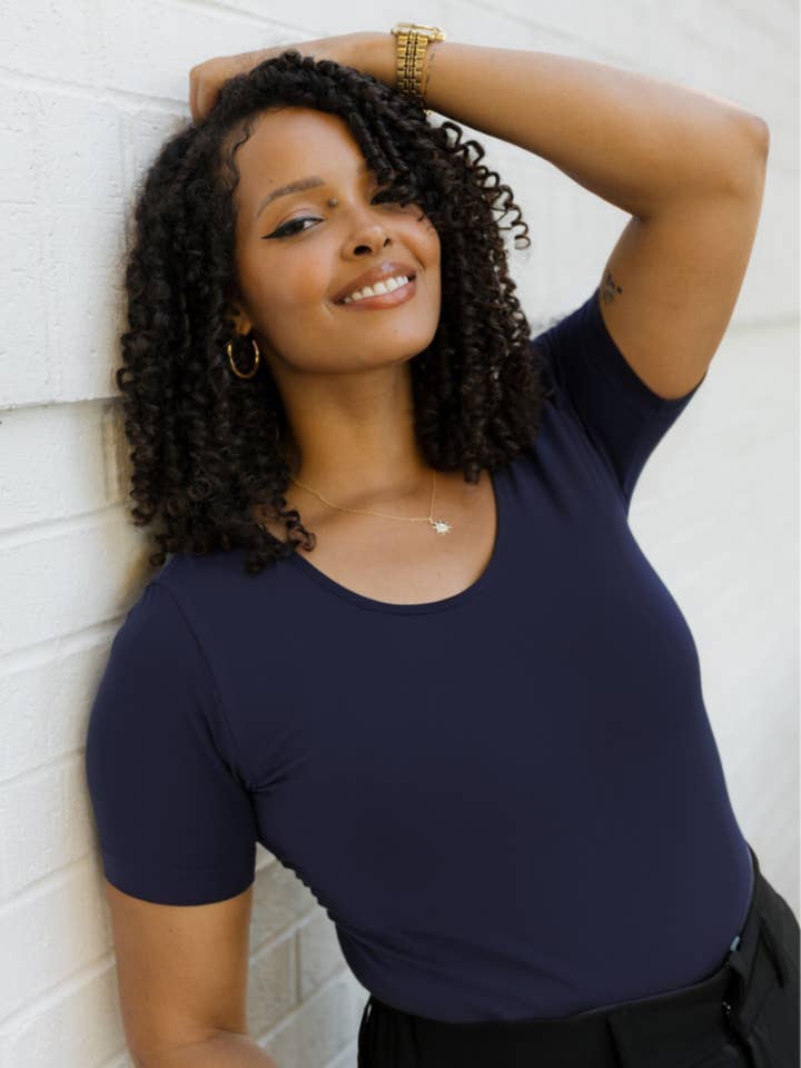 ELIETIAN - Wholesale T-shirt – women's - Short Sleeve Top - Curvy Fit5