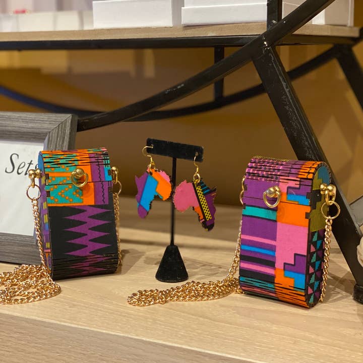 AJ Moore - Wholesale Crossbody Bag - Women's - Itty bitty crossbody with matching earrings2