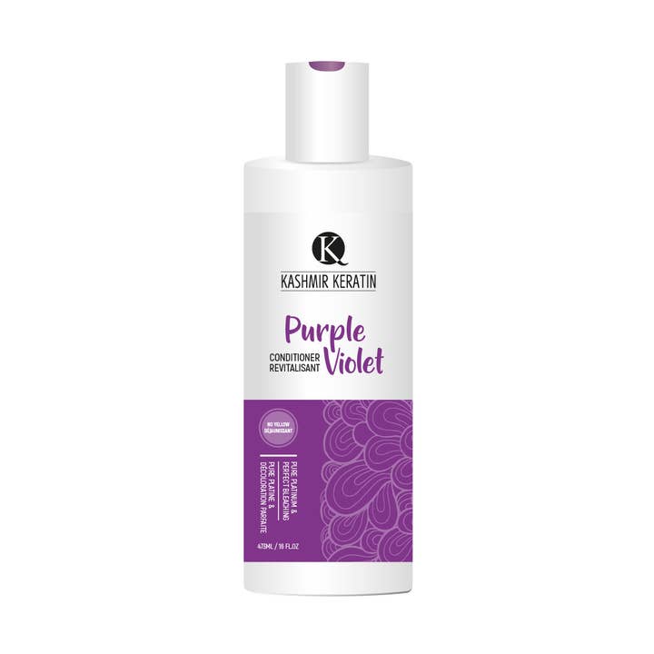 Après-shampoing violet pour la vente par Kashmir keratin