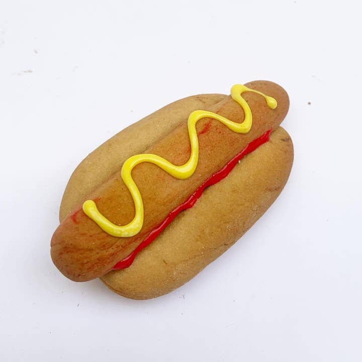 Bones & Whiskers - Wholesale Pet Treats - Dog - Hot Dog biscuit