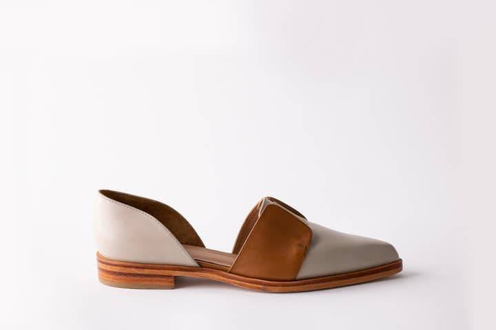 Paloma Handmade Leather Women's Flats for wholesale by Fortress
