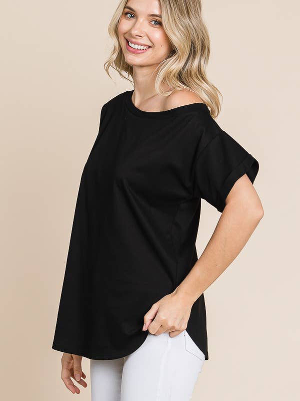 Culture Code - Wholesale Knit Top - Women's - CJT1125A - OFF SHOULDER TOP1