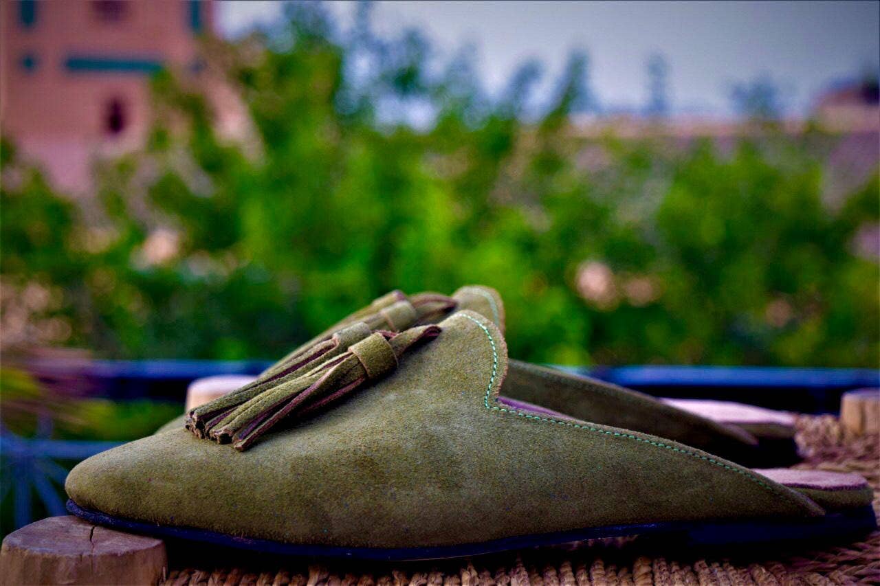 Mikwi - Wholesale Mules - Women's - Suede Leather mules for Women, leather loafers1