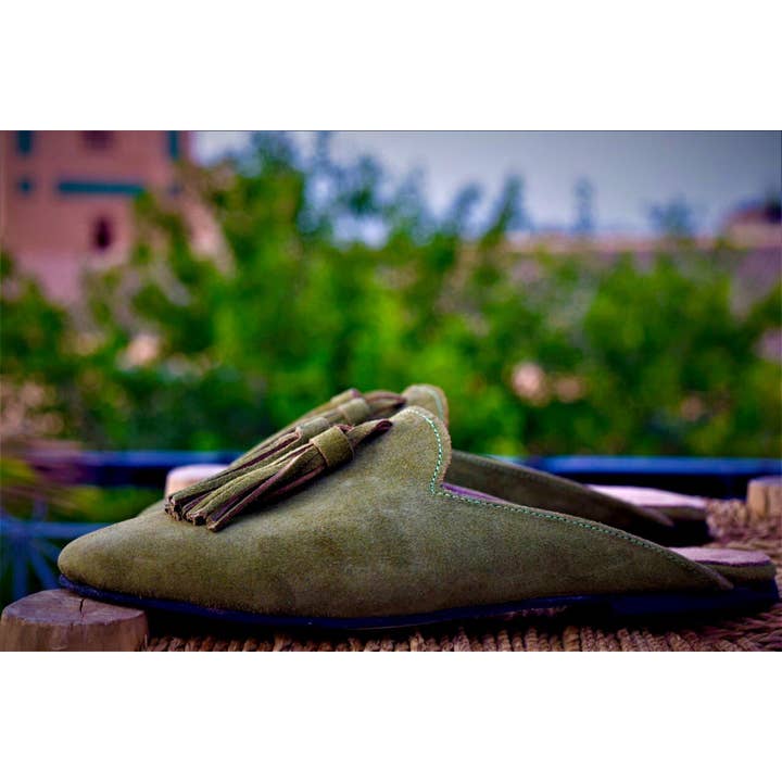 Mikwi - Wholesale Mules - Women's - Suede Leather mules for Women, leather loafers1