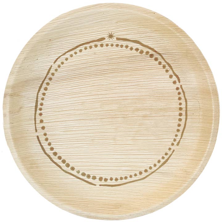 Compostable Palm Leaf Plates - Round & Round, 6-12" for wholesale by maaterra