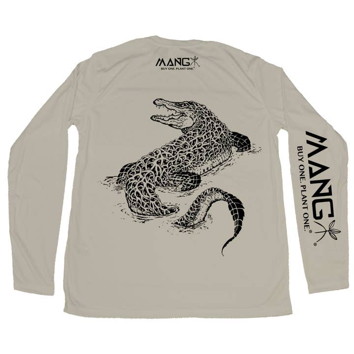 MANG – wholesale Screen printed t-shirt – unisex – Gator MANG - LS