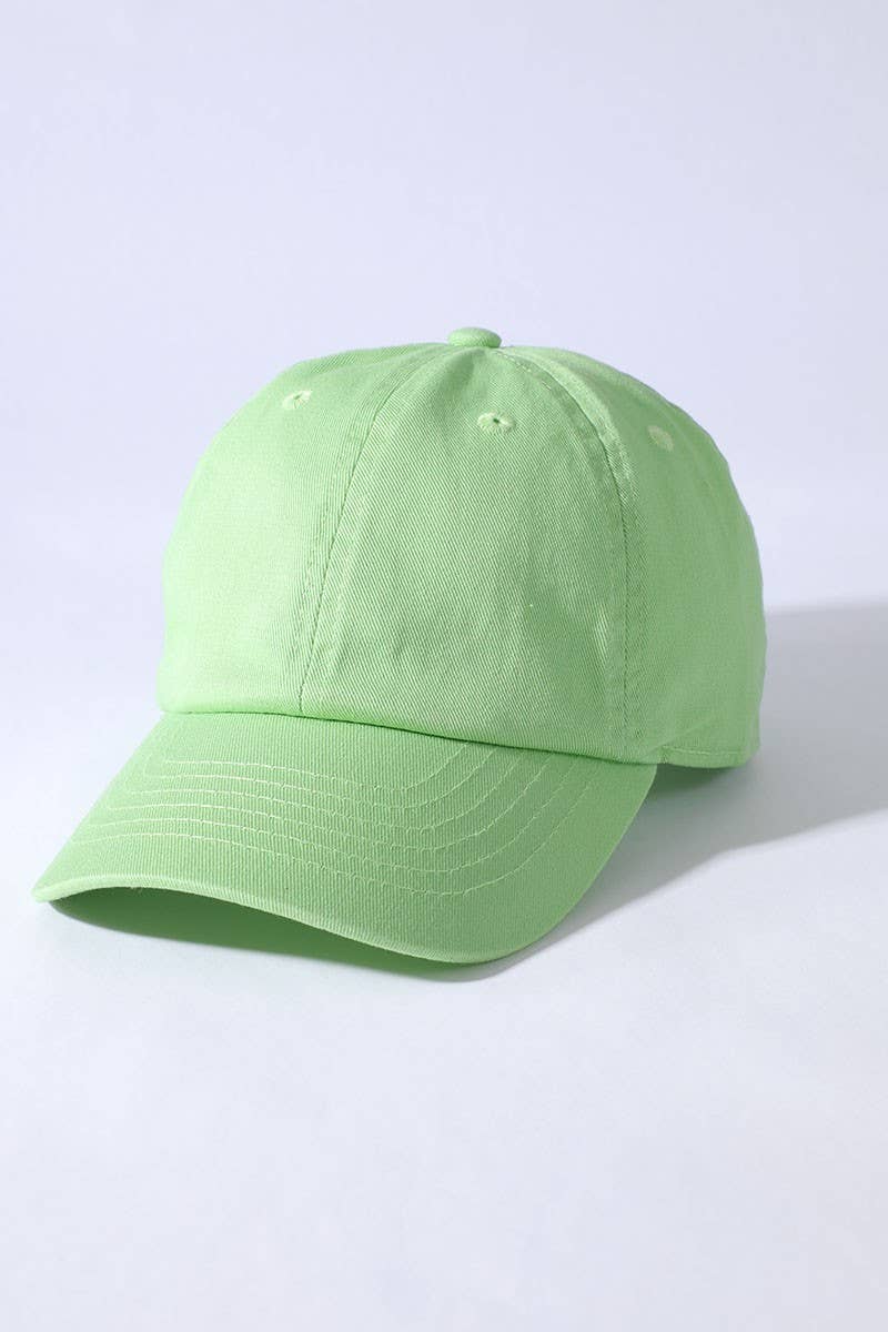 Fashion City - Vente Casquette de baseball – enfant - Casquette de baseball en coton délavé à profil bas pour enfants7