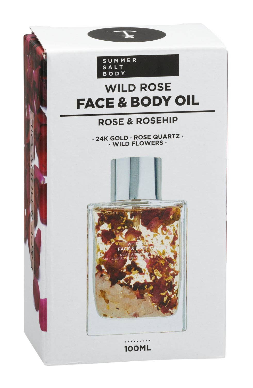 Summer Salt Body - Vendita all'ingrosso Olio bagno/corpo - Olio viso e corpo - Wild Rose - 100ml1