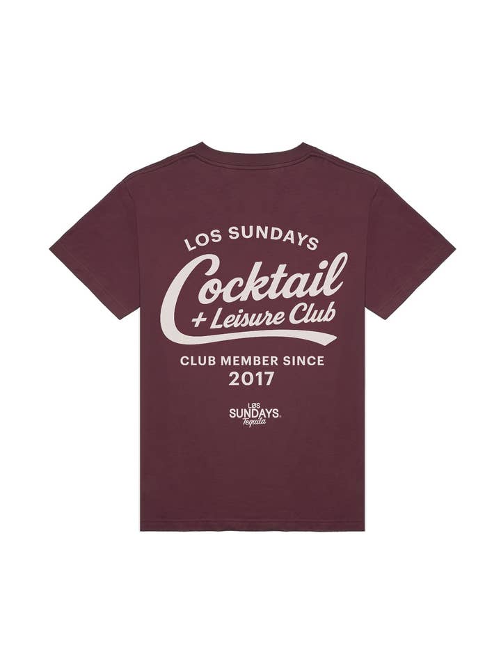 Le T-shirt Cocktail & Loisirs - Bordeaux pour la vente par Los Sundays Tequila