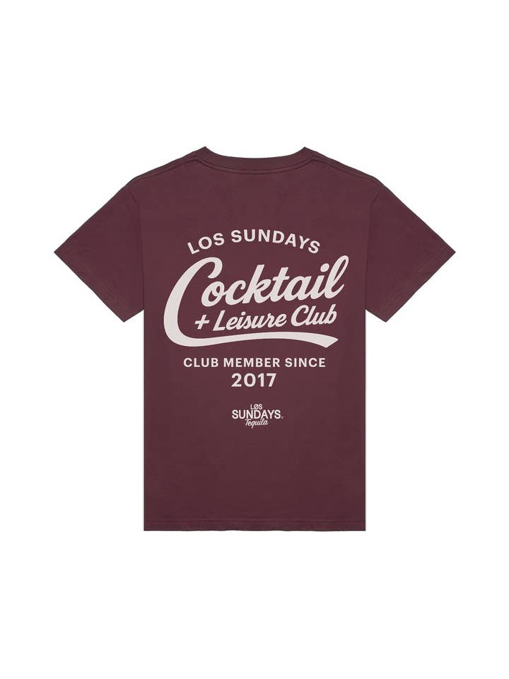 Le T-shirt Cocktail & Loisirs - Bordeaux pour la vente par Los Sundays Tequila