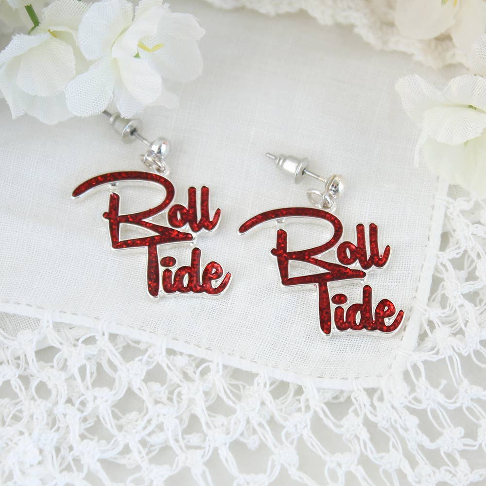 Seasons Jewelry - Wholesale Dangle Earrings - Alabama Slogan Earring