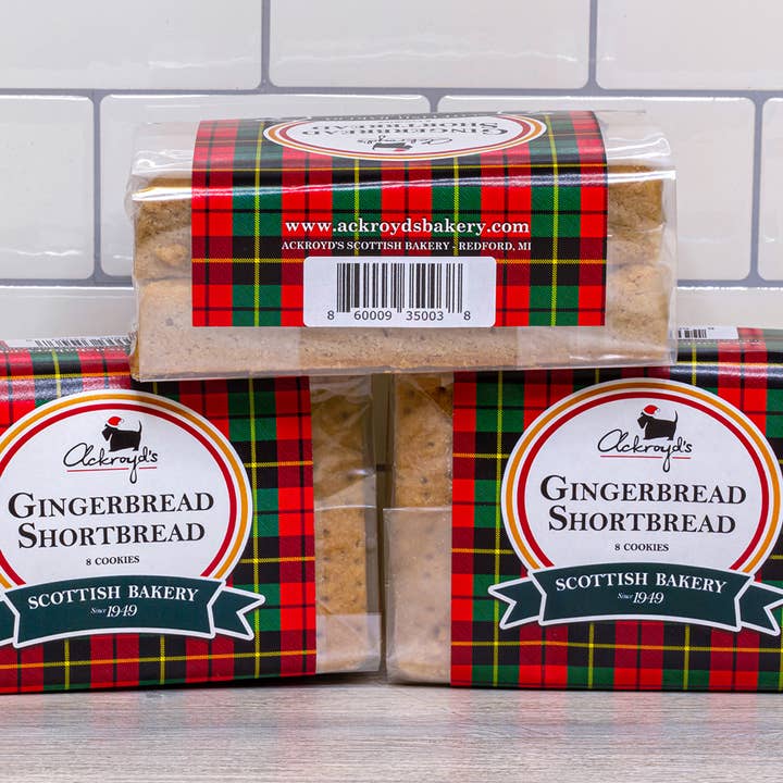 Ackroyd's Scottish Bakery - Wholesale Cookie - Gingerbread Shortbread Cookies1