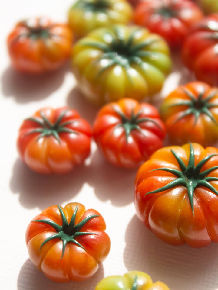 Heirloom Tomato Charms for wholesale by oliverandetta