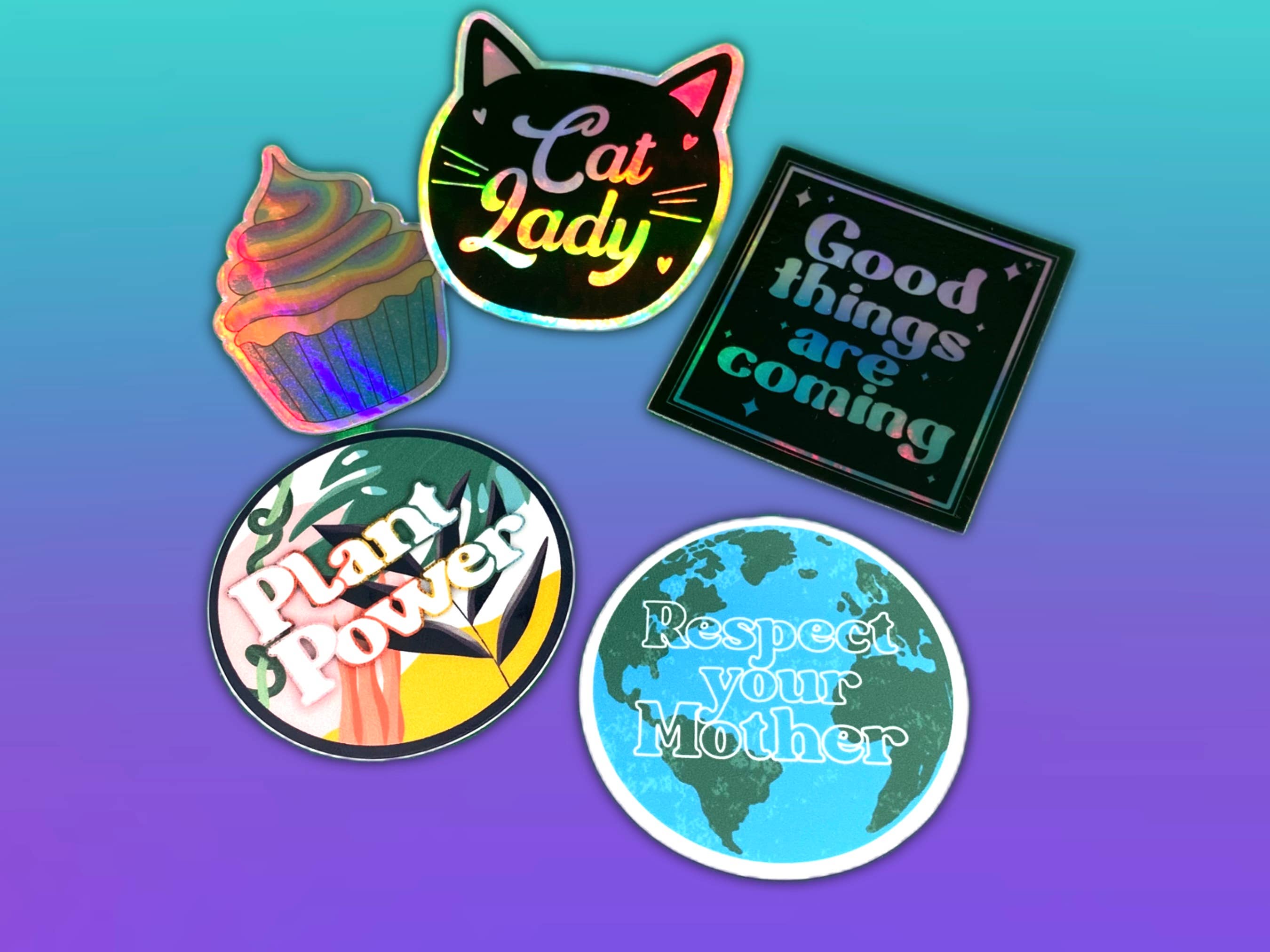 Bekkbe and Nono - Wholesale Sticker - STICKER Cat Lady | Cat Person | Water Bottle, Laptop Sticker5