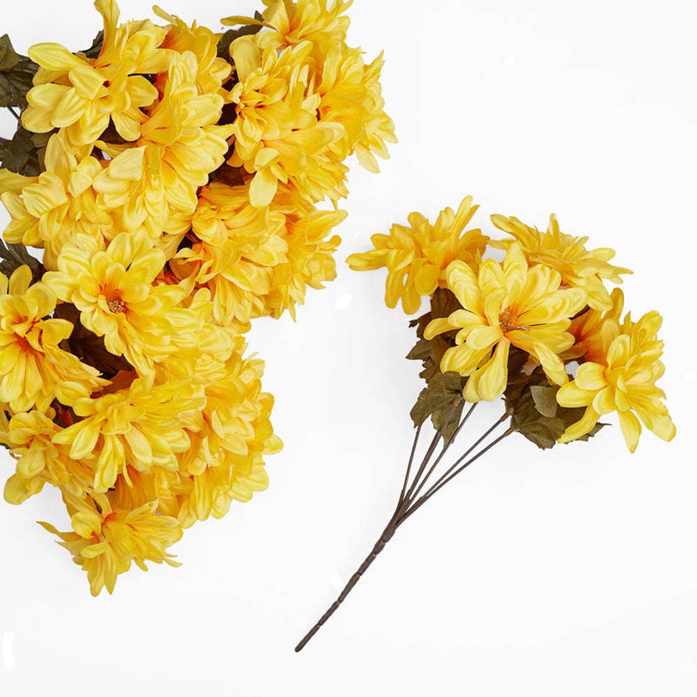 Factory Direct Craft - Wholesale Kunstbloemen - Kunstmatige Zinnia Struik - Selecteer Kleur3