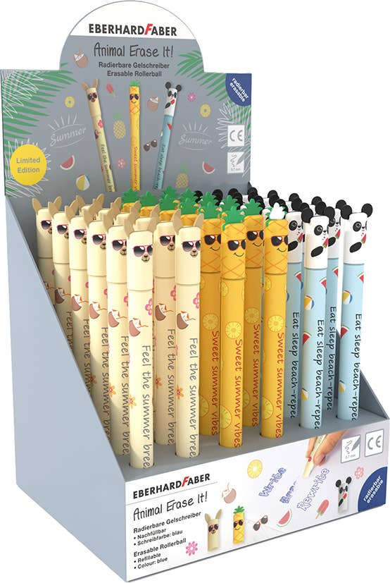 West Design Products UK – wholesale Pen – Animal Erase It! Pens - Summer Edition - Display of 360