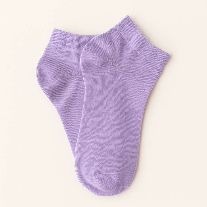 KLUE Ankle plain socks in Lyocell | Lilac for wholesale by KLUE