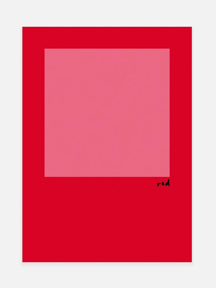 Square Red Print for wholesale by Noonstead