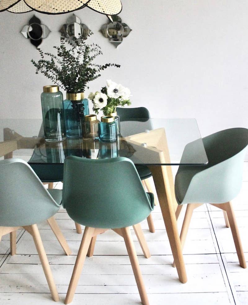 Scandy chair thyme green L48 D43 H83cm for wholesale on Faire2