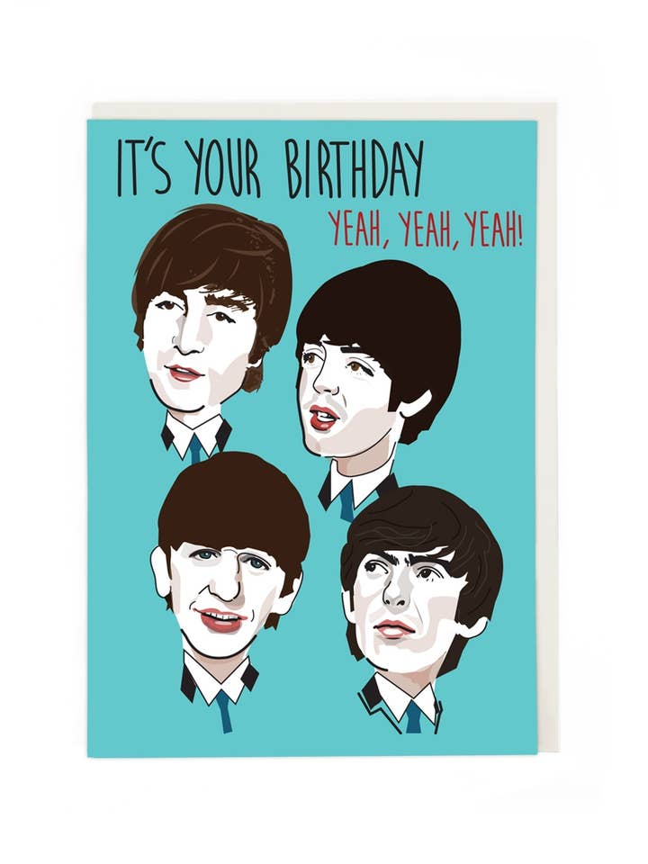 THE FAB FOUR for wholesale by Cath Tate Cards