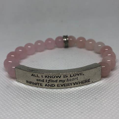 Alles was ich weiß ist Liebe Wide Zitat Stack für den Großhandel von Iamtra