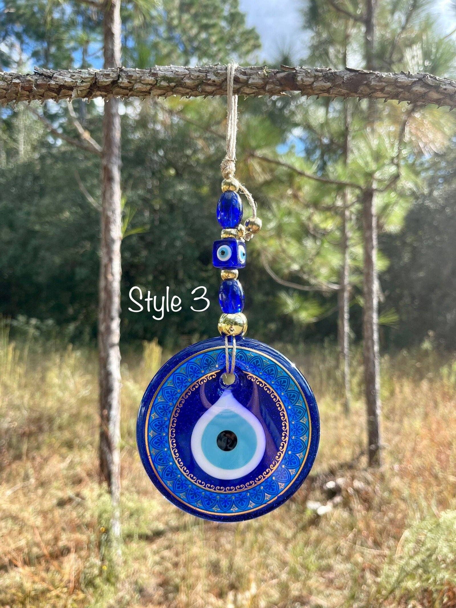 Guzel Handcrafts - Wholesale Wall Accent - Wall Hanging Evil Eye Nazar Boncuk Mal De Ojo, Modern Boho Style Home Decor -- Multiple Styles4