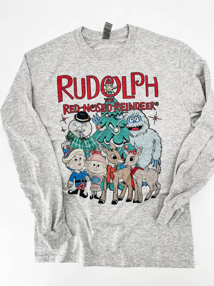 Rudolph Long Sleeve for wholesale by Hand Made Alabama