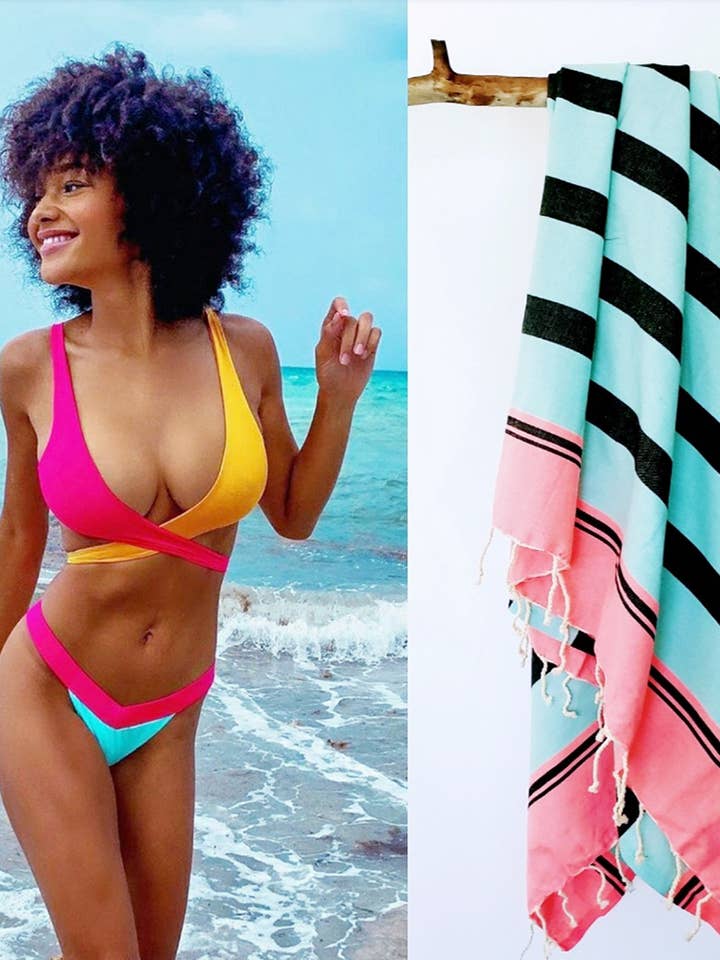 12 Strandlaken / Sarong / enkelvoudige set-GROENEN-We cureren voor wholesale door wonderfouta