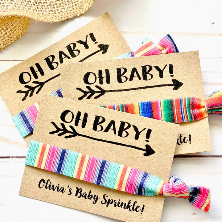 Oh bébé ! | Cadeau de chouchou pour baby shower | Baby shower fiesta | Baby sprinkle garçon ou fille pour la vente par Three Girls Shop