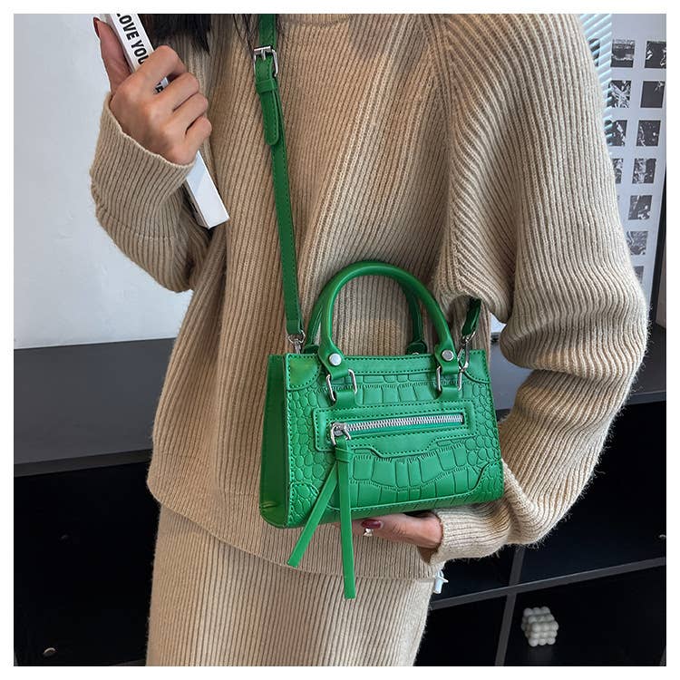 BAGS-2-SLAY - Wholesale Top Handle Bag - Women's - MINI CROC7