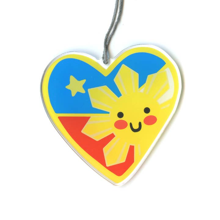 Philippine Heart Holiday Ornament for wholesale by Le Petit Elefant