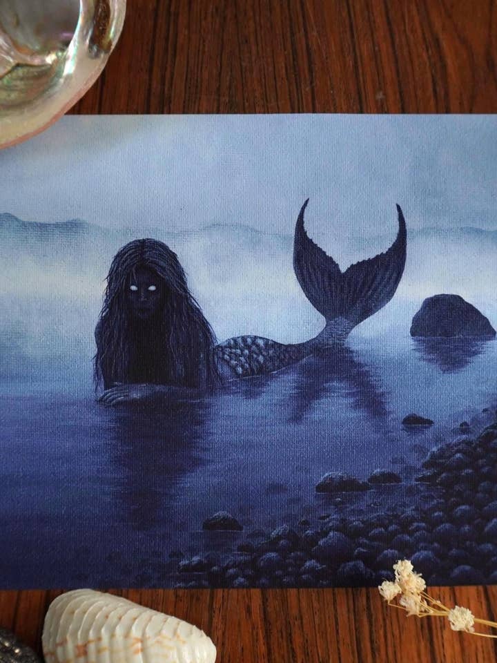 "The Temptress" Siren Fine Art Print for wholesale by CDW Artistry