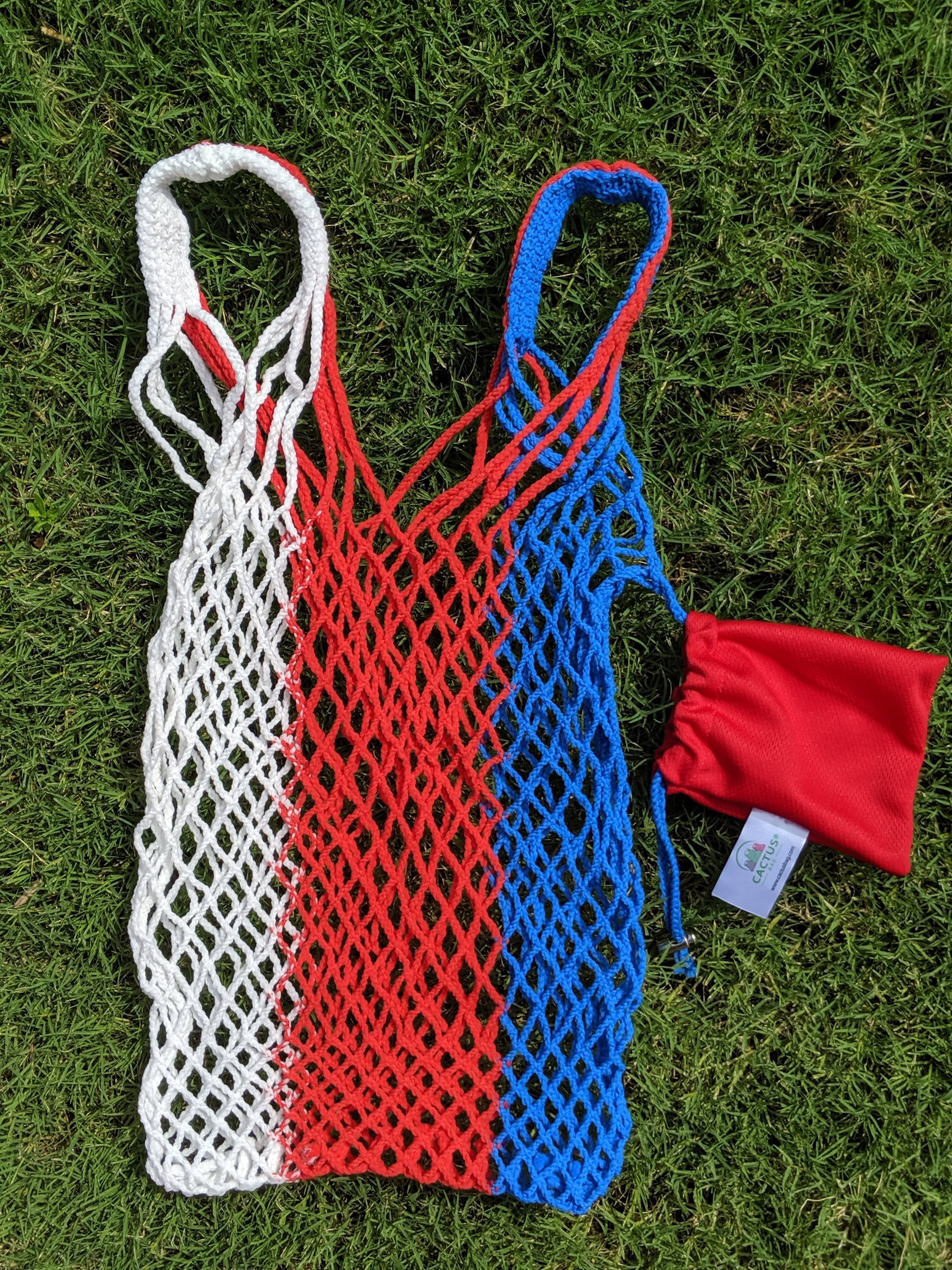 Cactus Bag - Wholesale Grocery/Shopping Bag - Red White and Blue Bag1