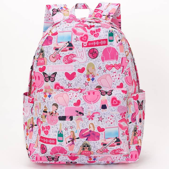 sassy kids palace - Wholesale Backpack - Kids - Pink Kids Girls Music Tour Backpack